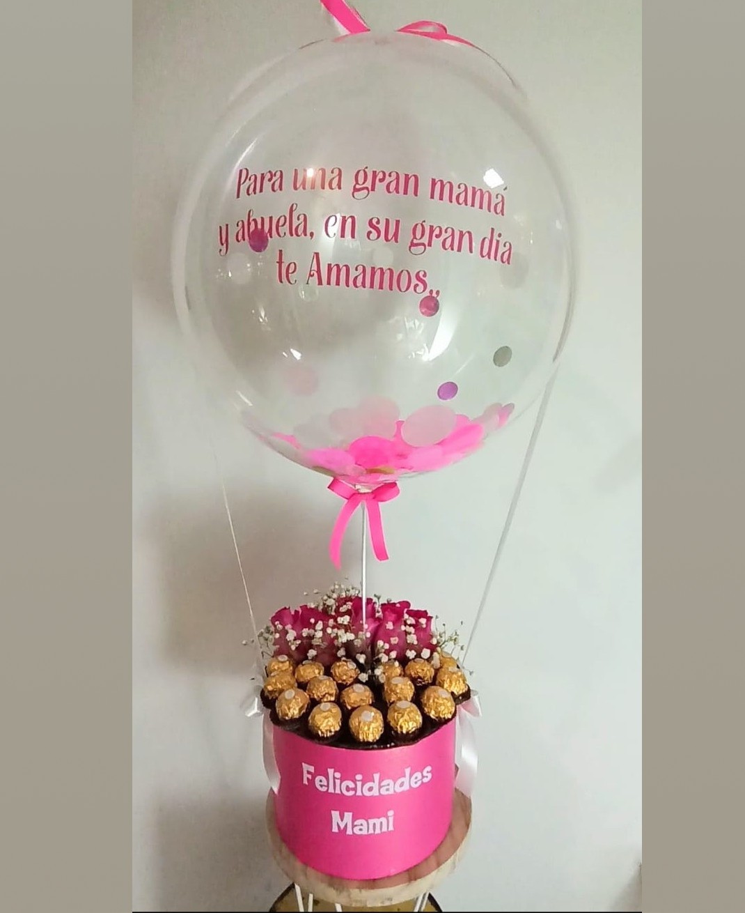 decoración globos personalizada dia de las madres